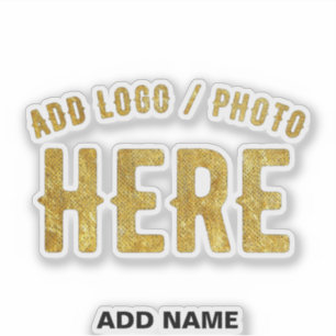 STYLISH MODERN CUSTOMIZABLE CLEAR VERIFIED BRANDED STICKER