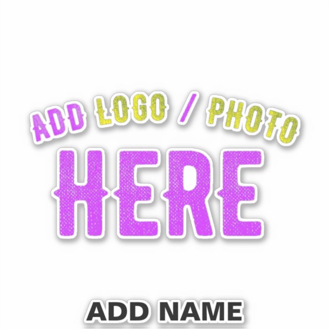 STYLISH MODERN CUSTOMIZABLE CLEAR VERIFIED BRANDED STICKER (Front)