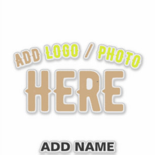 STYLISH MODERN CUSTOMIZABLE CLEAR VERIFIED BRANDED STICKER
