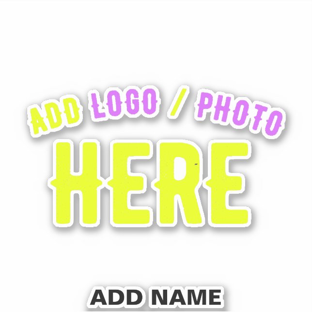 STYLISH MODERN CUSTOMIZABLE CLEAR VERIFIED BRANDED STICKER (Front)