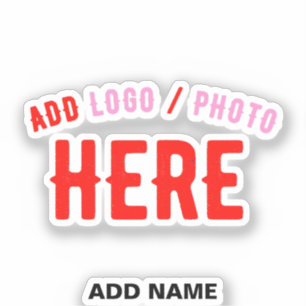 STYLISH MODERN CUSTOMIZABLE CLEAR VERIFIED BRANDED STICKER