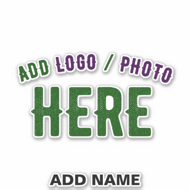 STYLISH MODERN CUSTOMIZABLE CLEAR VERIFIED BRANDED STICKER (Front)