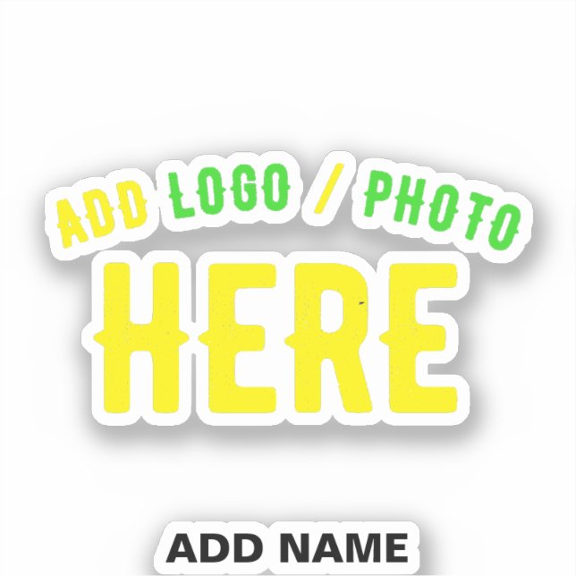 STYLISH MODERN CUSTOMIZABLE CLEAR VERIFIED BRANDED STICKER (Front)