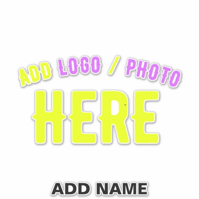 STYLISH MODERN CUSTOMIZABLE CLEAR VERIFIED BRANDED STICKER (Front)