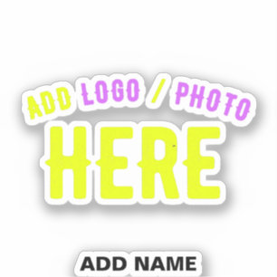 STYLISH MODERN CUSTOMIZABLE CLEAR VERIFIED BRANDED STICKER