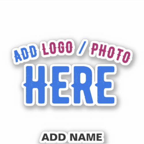 STYLISH MODERN CUSTOMIZABLE CLEAR VERIFIED BRANDED STICKER