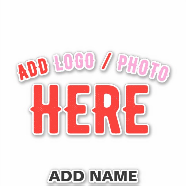 STYLISH MODERN CUSTOMIZABLE CLEAR VERIFIED BRANDED STICKER (Front)