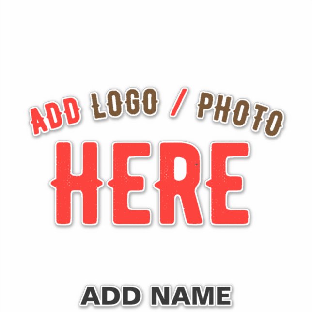 STYLISH MODERN CUSTOMIZABLE CLEAR VERIFIED BRANDED STICKER (Front)