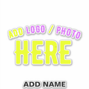 STYLISH MODERN CUSTOMIZABLE CLEAR VERIFIED BRANDED STICKER