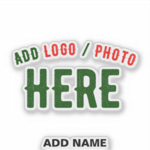 STYLISH MODERN CUSTOMIZABLE CLEAR VERIFIED BRANDED STICKER