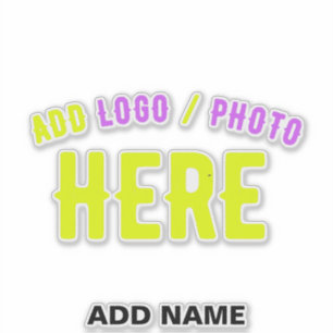 STYLISH MODERN CUSTOMIZABLE CLEAR VERIFIED BRANDED STICKER