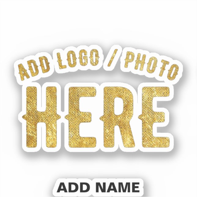 STYLISH MODERN CUSTOMIZABLE CLEAR VERIFIED BRANDED STICKER (Front)