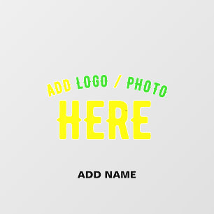 STYLISH MODERN CUSTOMIZABLE CLEAR VERIFIED BRANDED WALL DECAL 