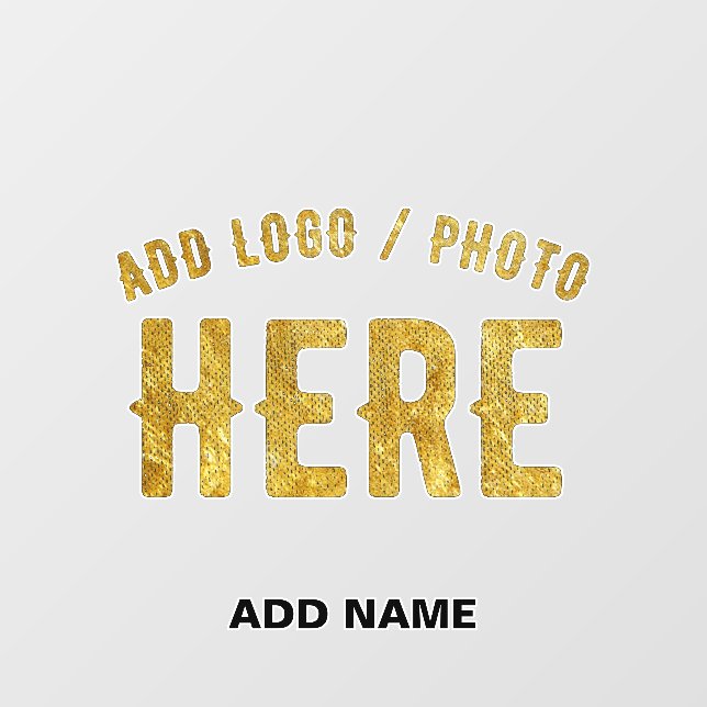 STYLISH MODERN CUSTOMIZABLE CLEAR VERIFIED BRANDED WALL DECAL  (Front)