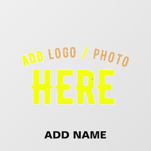 STYLISH MODERN CUSTOMIZABLE CLEAR VERIFIED BRANDED WALL DECAL 