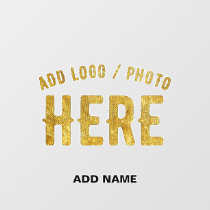 STYLISH MODERN CUSTOMIZABLE CLEAR VERIFIED BRANDED WALL DECAL 