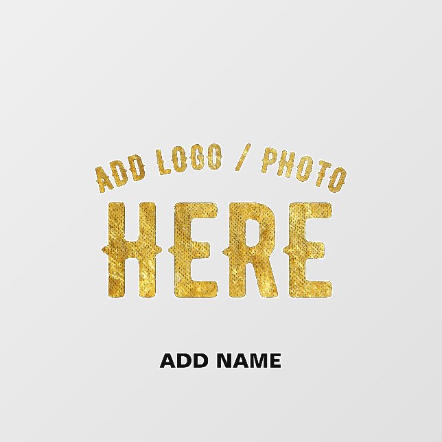 STYLISH MODERN CUSTOMIZABLE CLEAR VERIFIED BRANDED WALL DECAL  (Front)