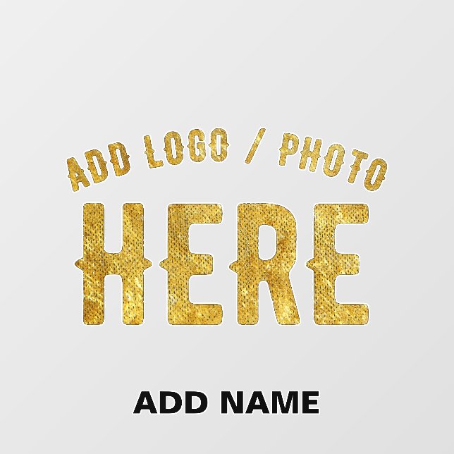 STYLISH MODERN CUSTOMIZABLE CLEAR VERIFIED BRANDED WALL DECAL  (Front)