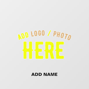 STYLISH MODERN CUSTOMIZABLE CLEAR VERIFIED BRANDED WALL DECAL