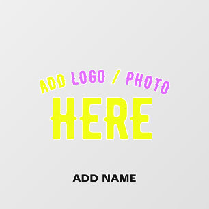 STYLISH MODERN CUSTOMIZABLE CLEAR VERIFIED BRANDED WALL DECAL 