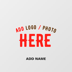 STYLISH MODERN CUSTOMIZABLE CLEAR VERIFIED BRANDED WALL DECAL 