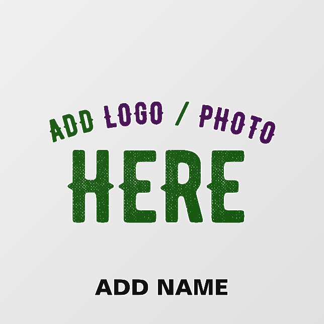 STYLISH MODERN CUSTOMIZABLE CLEAR VERIFIED BRANDED WALL DECAL  (Front)