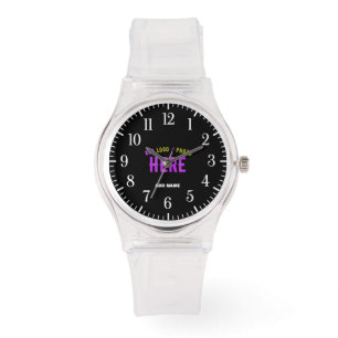 STYLISH MODERN CUSTOMIZABLE CLEAR VERIFIED BRANDED WATCH