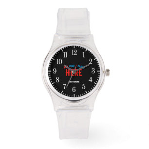 STYLISH MODERN CUSTOMIZABLE CLEAR VERIFIED BRANDED WATCH