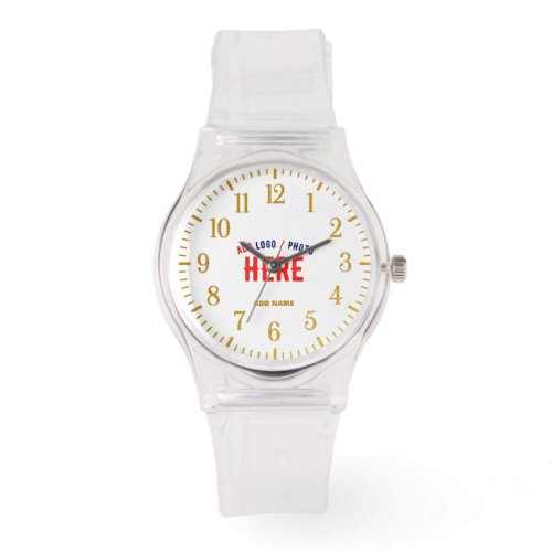 STYLISH MODERN CUSTOMIZABLE CLEAR VERIFIED BRANDED WATCH