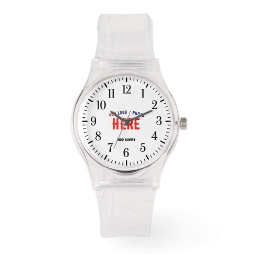 STYLISH MODERN CUSTOMIZABLE CLEAR VERIFIED BRANDED WATCH