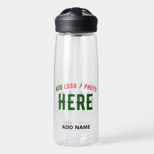 STYLISH MODERN CUSTOMIZABLE CLEAR VERIFIED BRANDED WATER BOTTLE