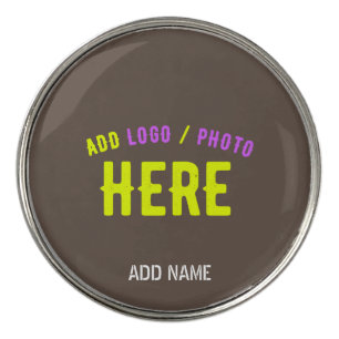 STYLISH MODERN CUSTOMIZABLE COFFEE VERIFIED BRAND GOLF BALL MARKER