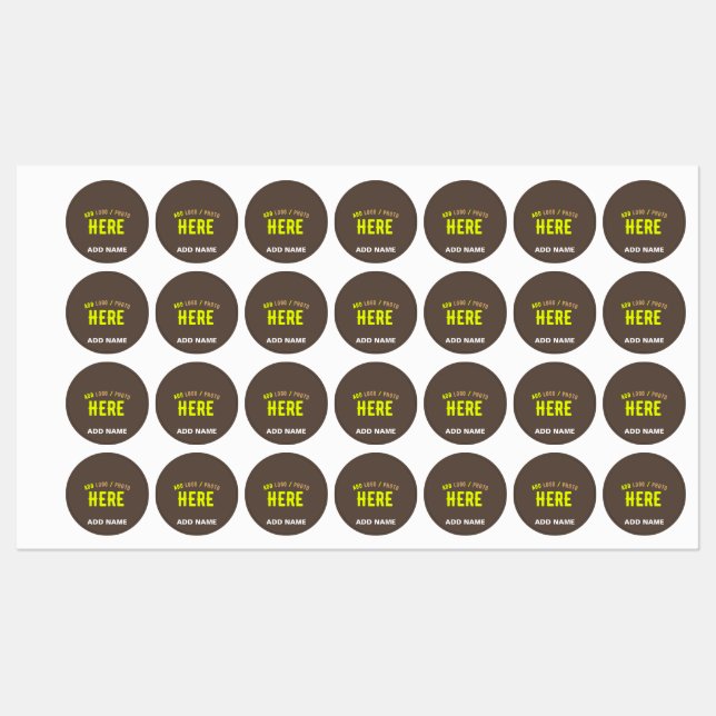 STYLISH MODERN CUSTOMIZABLE COFFEE VERIFIED BRAND KIDS' LABELS (Sheet)