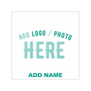 STYLISH MODERN CUSTOMIZABLE GREEN VERIFIED BRANDED SELF-INKING STAMP