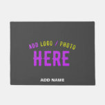 STYLISH MODERN CUSTOMIZABLE GREY VERIFIED BRANDED DOORMAT