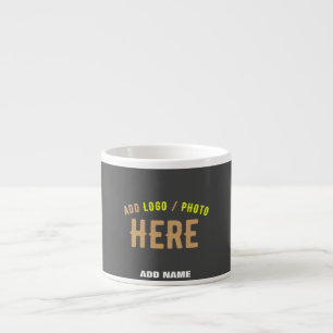 STYLISH MODERN CUSTOMIZABLE GREY VERIFIED BRANDED ESPRESSO CUP