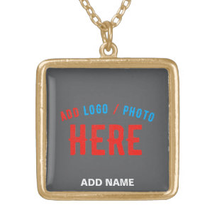 STYLISH MODERN CUSTOMIZABLE GREY VERIFIED BRANDED GOLD PLATED NECKLACE