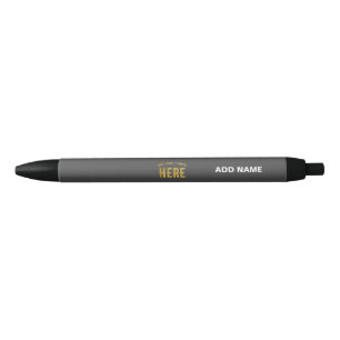 STYLISH MODERN CUSTOMIZABLE GREY VERIFIED BRANDED PEN