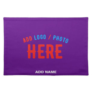 STYLISH MODERN CUSTOMIZABLE INDIGO VERIFIED BRAND CLOTH PLACEMAT