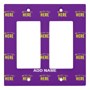 STYLISH MODERN CUSTOMIZABLE INDIGO VERIFIED BRAND LIGHT SWITCH COVER