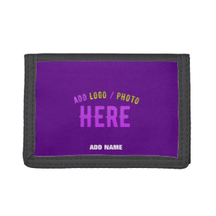 STYLISH MODERN CUSTOMIZABLE INDIGO VERIFIED BRAND TRIFOLD WALLET