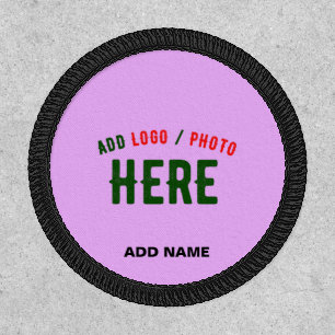 STYLISH MODERN CUSTOMIZABLE MAUVE VERIFIED BRANDED PATCH