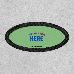 STYLISH MODERN CUSTOMIZABLE MINT GREEN BRANDED PATCH