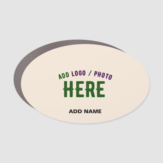 STYLISH MODERN CUSTOMIZABLE NATURAL VERIFIED BRAND CAR MAGNET (Front)