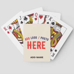 STYLISH MODERN CUSTOMIZABLE NATURAL VERIFIED BRAND POKER CARDS