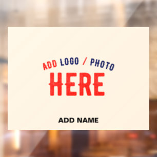 STYLISH MODERN CUSTOMIZABLE NATURAL VERIFIED BRAND WINDOW CLING