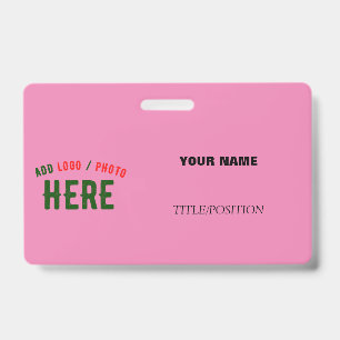 STYLISH MODERN CUSTOMIZABLE PINK VERIFIED BRANDED BADGE
