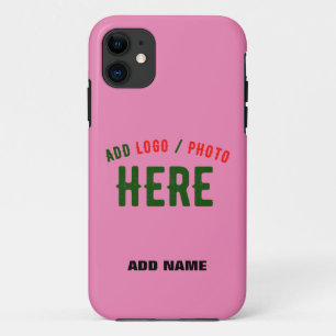 STYLISH MODERN CUSTOMIZABLE PINK VERIFIED BRANDED iPhone 11 CASE