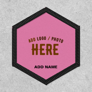 STYLISH MODERN CUSTOMIZABLE PINK VERIFIED BRANDED PATCH