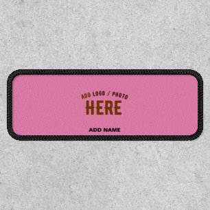 STYLISH MODERN CUSTOMIZABLE PINK VERIFIED BRANDED PATCH
